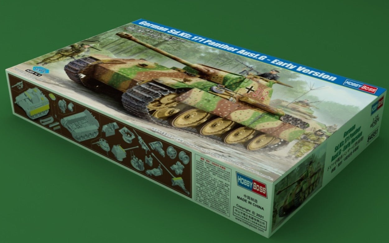 HOBBY BOSS : REF : 84551 : 1:35 : German Panzerkampfwagen V Sd.Kfz.171 Panther Ausf. G (Early Version)