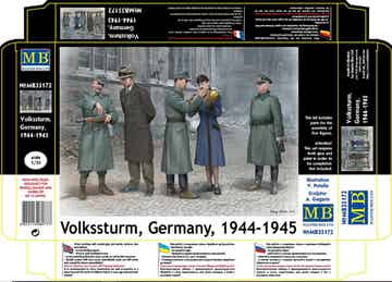 MASTER BOX LTD : REF : MB35172 : 1:35 : Volkssturm ("Bataillon du peuple") Germany 1944-1945 (5 Fig.)