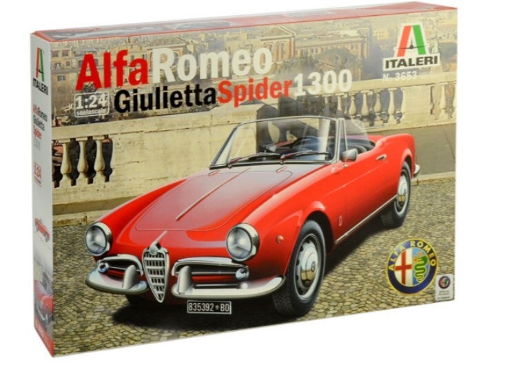 ITALERI : REF : 3653 : 1:24 : ITALY : Alfa Romeo : Giuletta Spider 1300 (1955-1962)