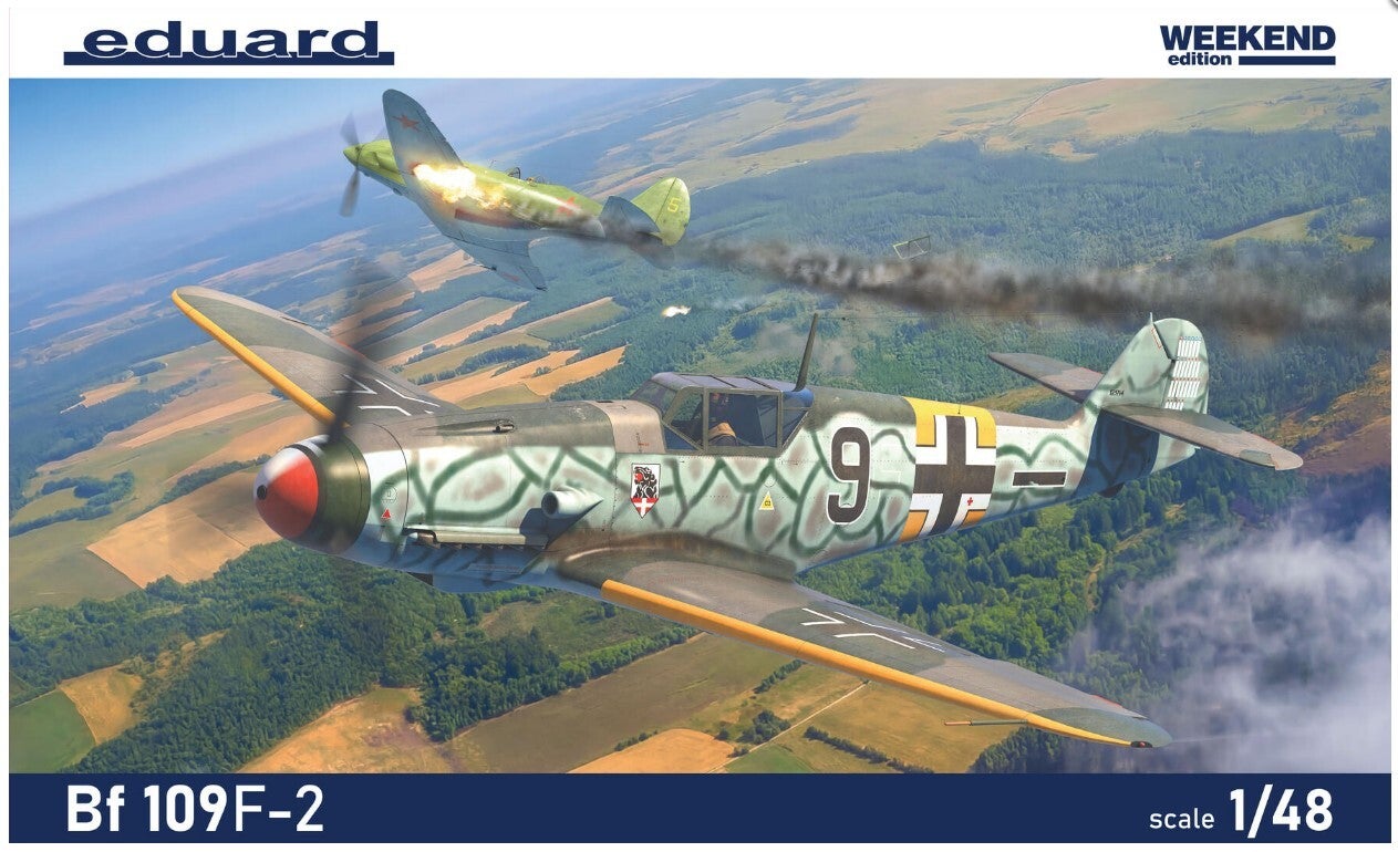 EDUARD : REF : 84212 : 1:48 : German : Messerschmitt : Bf-109 F-2  (WEEKEND EDITION)