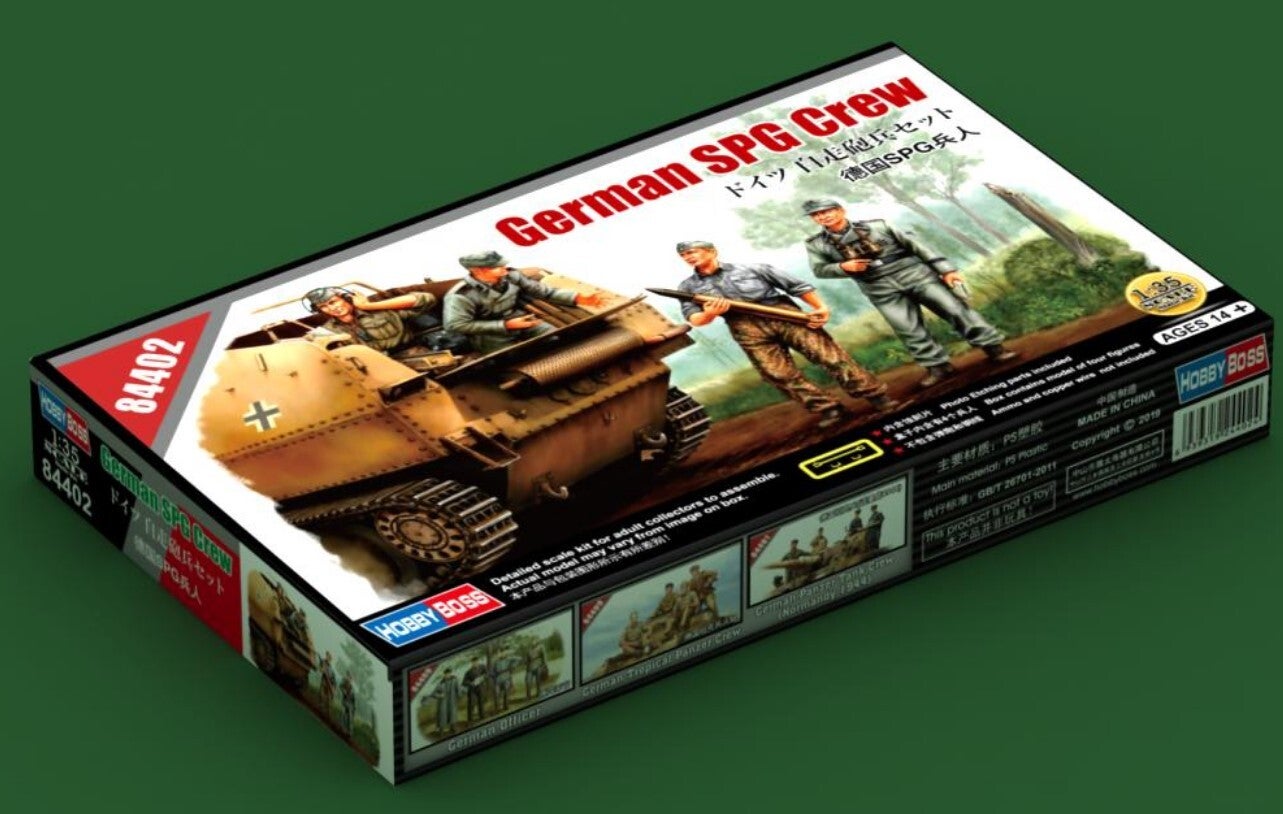 HOBBY BOSS : REF : 84402 : 1:35 : German SPG Crew (Self-Propelled Gun / Equipage de Pièces d'Artillerie Automotrice ) VOL. 1 (Fig.4)