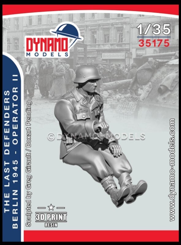 DYNAMO MODELS : REF : DYM-35175 : 1:35 : FIG : German The Last Defenders Berlin 1945 – Operator No.2 (1 Fig.)