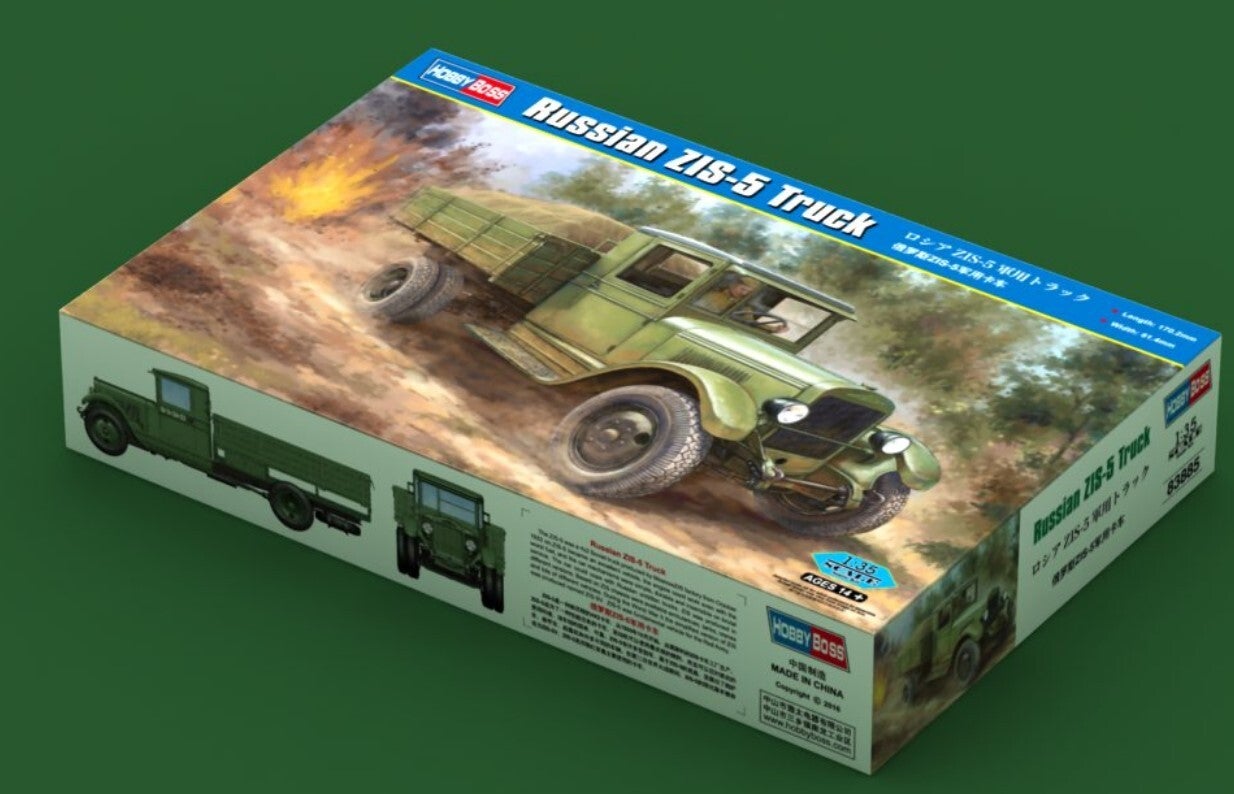 HOBBY BOSS : REF : 83885 : 1:35 : SOVIET : ZIS-5 Truck (1934 ... 1947)