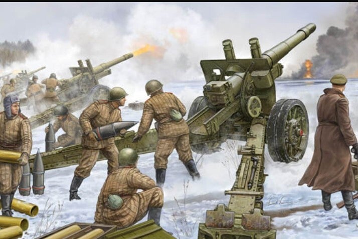 TRUMPETER : REF : TRU02315 : 1:35 : Soviet : 152mm Howitzer-gun (Obusier) M 1937 (ML-20)