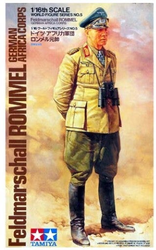 TAMIYA : REF : 36305 : 1:16 ! FIG : German Feldmarschall Rommel (German Afrika Corps (DAK)) (WWII)