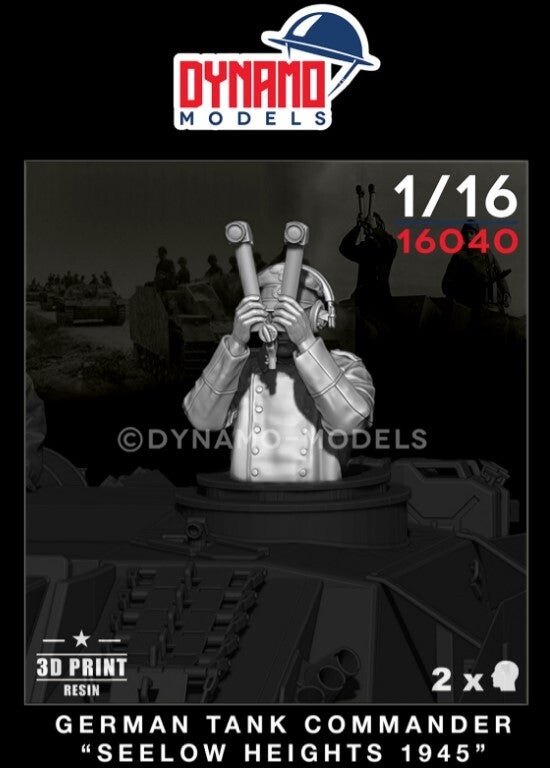 DYNAMO MODLES : REF : DYM-16040 : 1/16 ! FIG : German : Tank Crew N 1 ‘’ Seelowe Heights 1945 ‘’ (WWII)