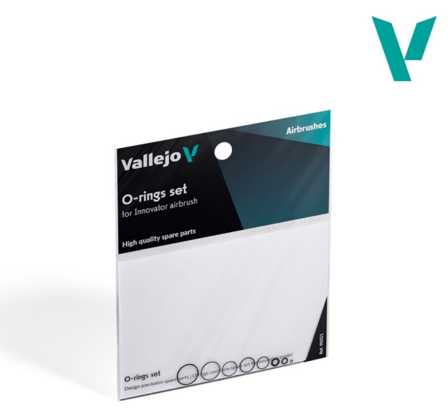 VALLEJO : REF : 90021 : AIRBRUSH ACCESSORY : O-Rings SET (Gaskets / Joints) for the Innovator Airbrush Model (FOR VAL REF 90001)