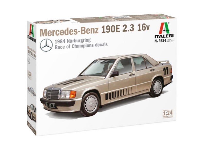 ITALERI : REF : 3624 : 1:24 : German : Mercedes-Benz : 190E 2.3 16v  (1982-1993)