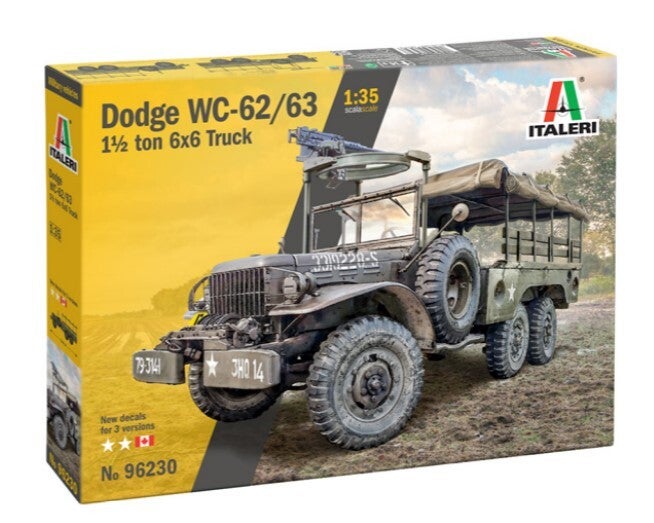 ITALERI : REF : 96230 : 1:35 : US : DODGE : WC62 1 ½ T (6X6 Truck)