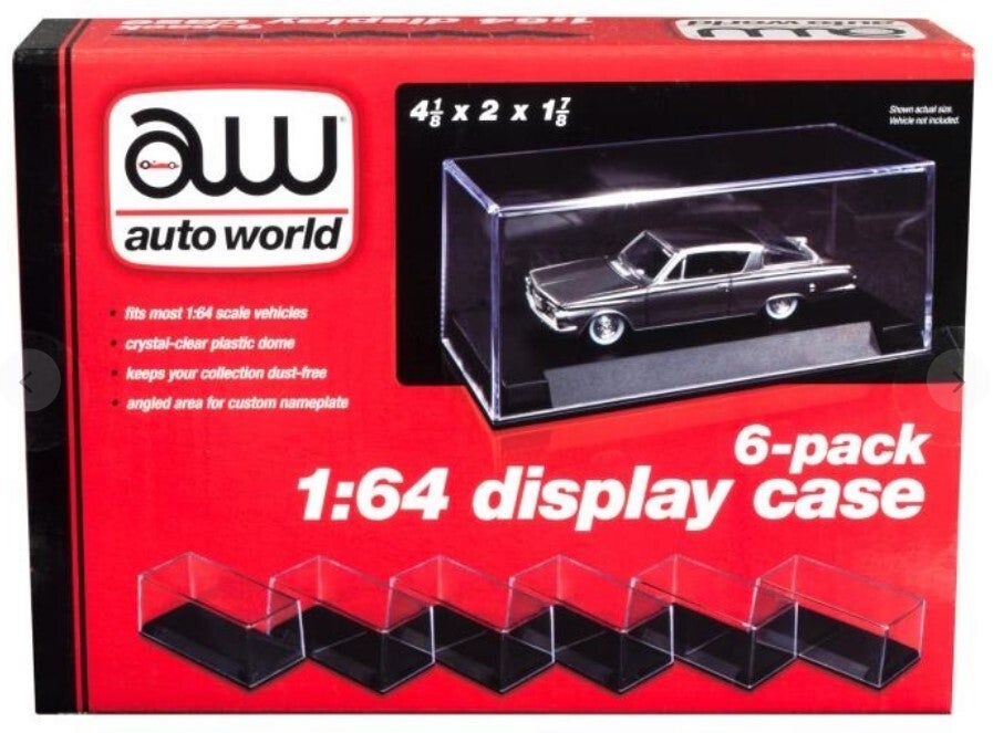 AMT (AW AUTO WORLD) : REF : AMT C008 : DISPLAY SHOWCASE (VITRINE) FOR : Autos 1 / 64 (6 PACK)
