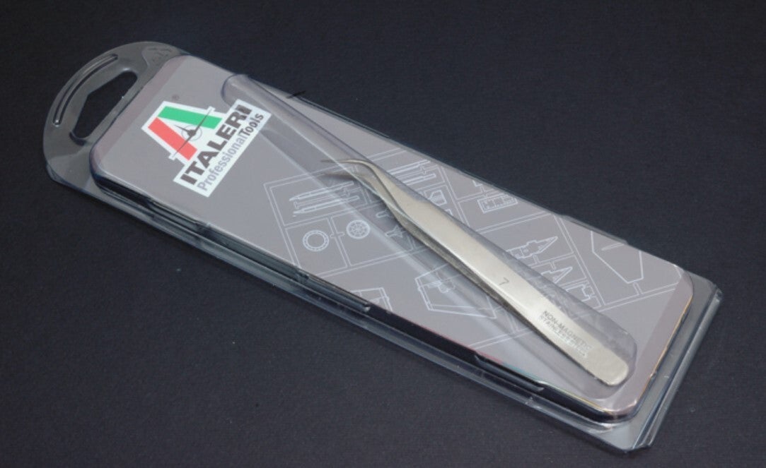 ITALERI : REF : 50813 : TOOLS : Curved Precision Tweezer / Pince de précision Courbée