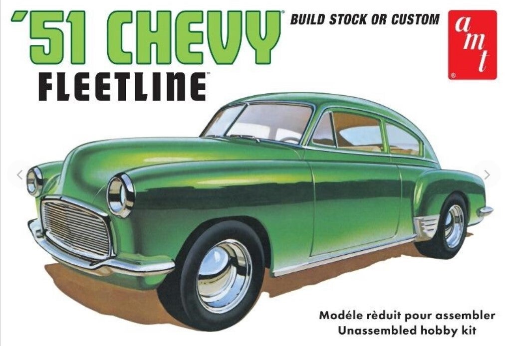 AMT : REF : AMT 1378 : 1:25 : US : CHEVROLET : Chevy Fleetline (1951)