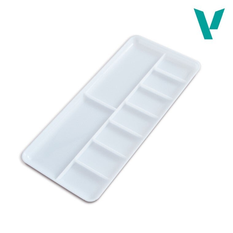 VALLEJO : REF : HS121 : MATERIAL : Plastic Palette 18 x 8,5 cm