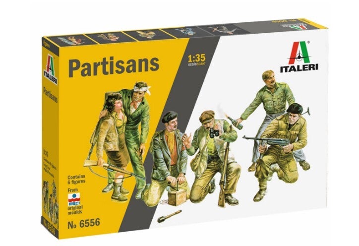 ITALERI : REF : 6556 : 1:35 : FIG SET : ITALY : Partisans (6 Fig)