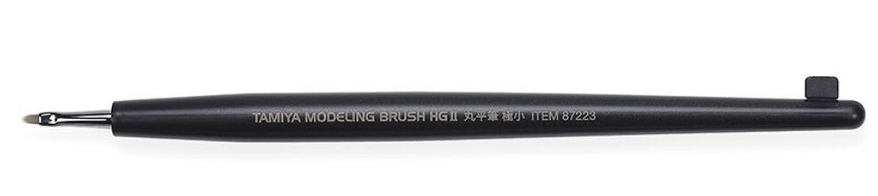 TAMIYA : REF : 87223 : BRUSH / PINCEAU : HG II SERIE : Rounded Flat / Arrondi Plat (Extra Small)