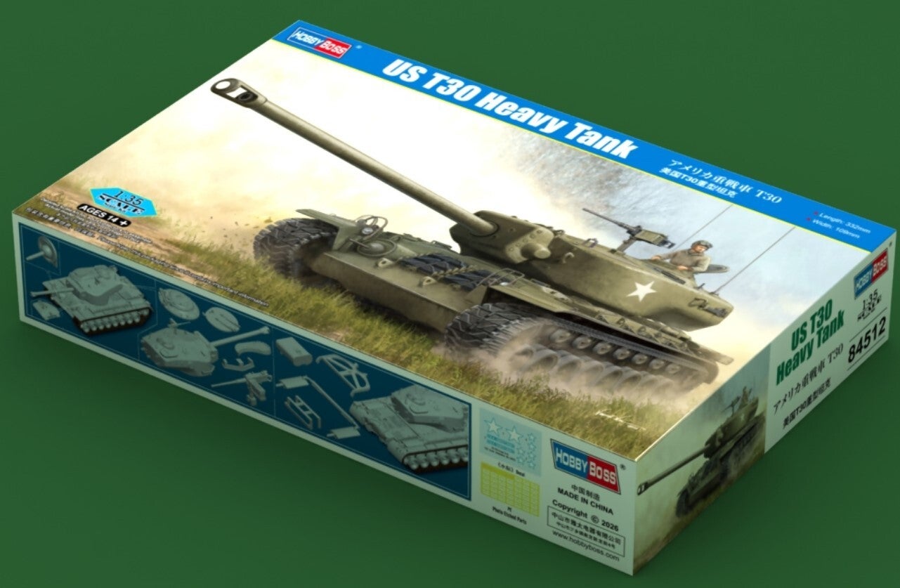 HOBBY BOSS : REF : 84512 : 1:35 : US : T30 Heavy Tank (Project)