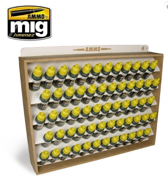 AMMO BY MIG J. : REF : A.MIG-8005 : ORGANIZER : 17mL AMMO Storage System (60 Bottles)