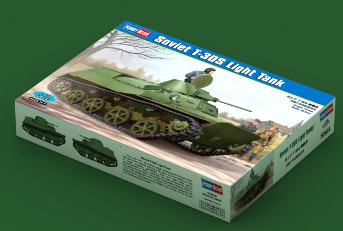 HOBBY BOSS : REF : 83824 : 1:35 : SOVIET : T-30S (Light Tank)