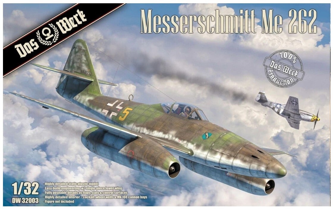 DAS WERK : REF : DW32003 : 1/32 : German Messerschmitt Me 262