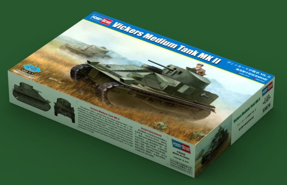 HOBBY BOSS : REF : 83879 : 1:35 : UK : Vickers Medium Tank Mk II (1925-1934) (Inter War Period)