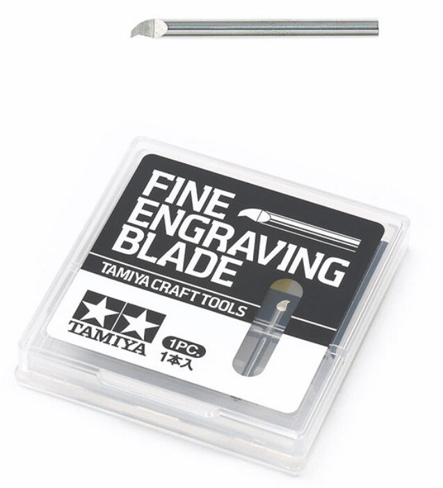 TAMIYA : REF : 74138 : TOOL / OUTILLAGE : Fine Engraving Blade (0.5mm) / Pointe à Graver (0,5mm)