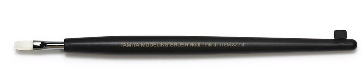 TAMIYA : REF : 87214 : BRUSH / PINCEAU : HG II SERIE : Flat / Plat (Small / Petit)