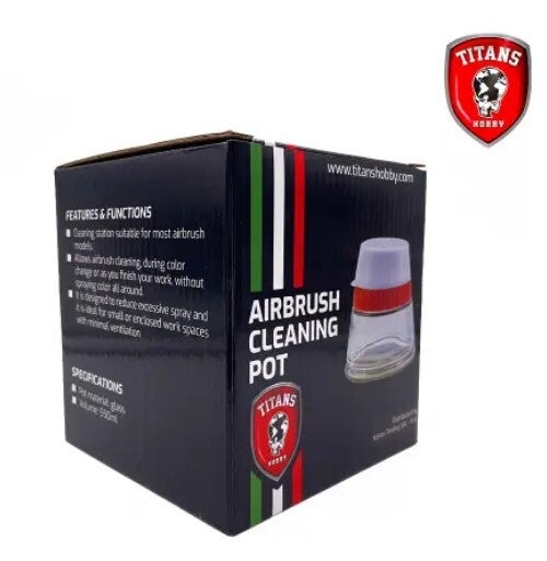TITANS HOBBY (AMMO / COLLE 21) : REF : TTH038 : AIRBRUSH ACCESSORY / ACCESSOIRE AEROGRAPHE : Airbrush Cleaning Station / Station de Nettoyage pour Aérographe