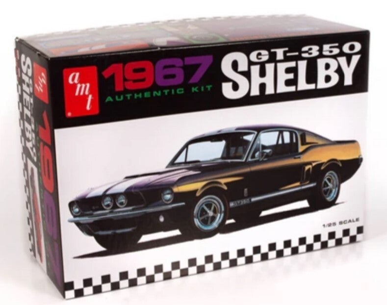 AMT : REF : AMT 834M : 1:25 : US : SHELBY : Shelby GT500 (Black Scale) (1967)