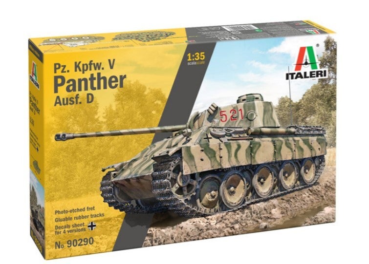 ITALERI : REF : 90290 : 1:35 : German PZ. KPFW. V PANTHER AUSF. D
