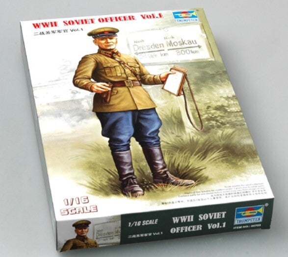 TRUMPETER : REF : 00703 : 1:16 ! FIG : Russian : Soviet Officer Vol.1 (WWII)