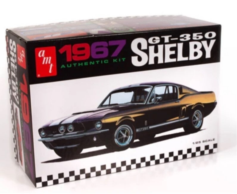 AMT : REF : AMT 800M : 1:25 : US : SHELBY : Shelby GT500 (White Scale) (1967)