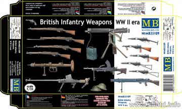 MASTER BOX LTD : REF : MB35109 : 1:35 : British Infantry Weapons World War II