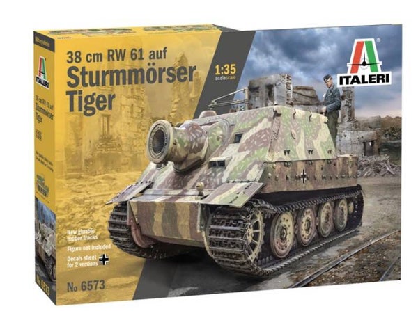 ITALERI : REF : 6573 : 1:35 : German 38cm RW 61 auf Sturmmöser Tiger (Mortar / Mortier)