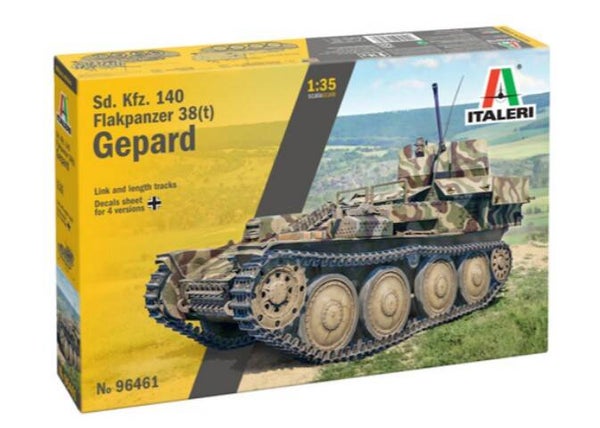 ITALERI : REF : 96461 : 1:35 : German Sd. Kfz. 140 Flakpanzer 38(t) ("Gepard")