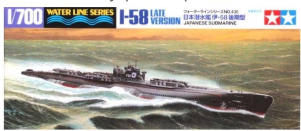 TAMIYA : REF : 31435 : 1:700 : WATER LINE SERIES : Japan : I58 (Submarine / Sous-marins) (Late version).