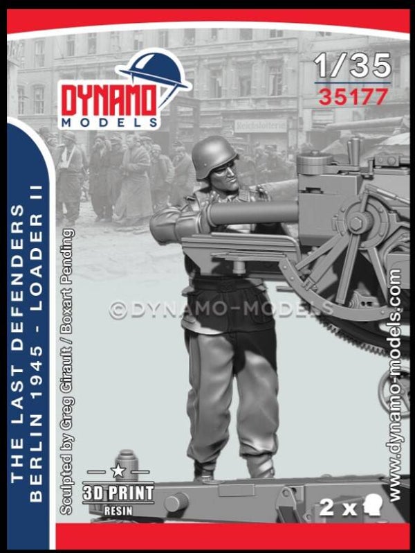 DYNAMO MODELS : REF : DYM-35177 : 1:35 : FIG : German The Last Defenders Berlin 1945 – Loader No.2 (1 Fig.)