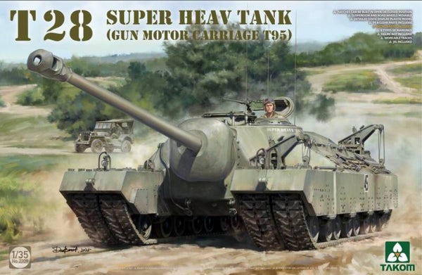 TAKOM : REF : 2209 : 1/35 : US : T28 Super Heavy Tank (Gun Motor Carriage T95) (August 1945)