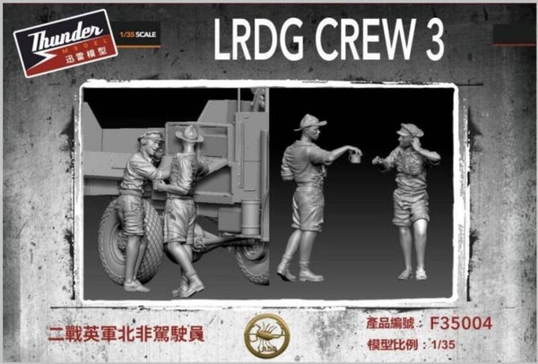 THUNDER MODEL : REF : F35004 : 1:35 : UK : LRDG Crew (Set N 2) (2 Fig)
