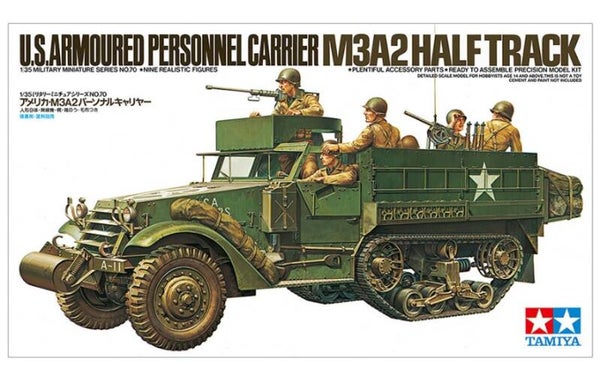 TAMIYA : REF : 35070 : 1:35 : US : Armored Personnel Carrier M3A2 (Half-Track)
