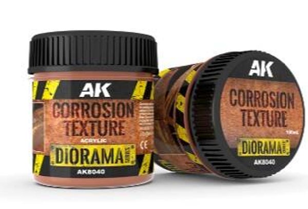 AK INTERACTIVE : REF : AK8040 : FOR DIORAMA : CORROSION TEXTURE 100ml (Acrylic)