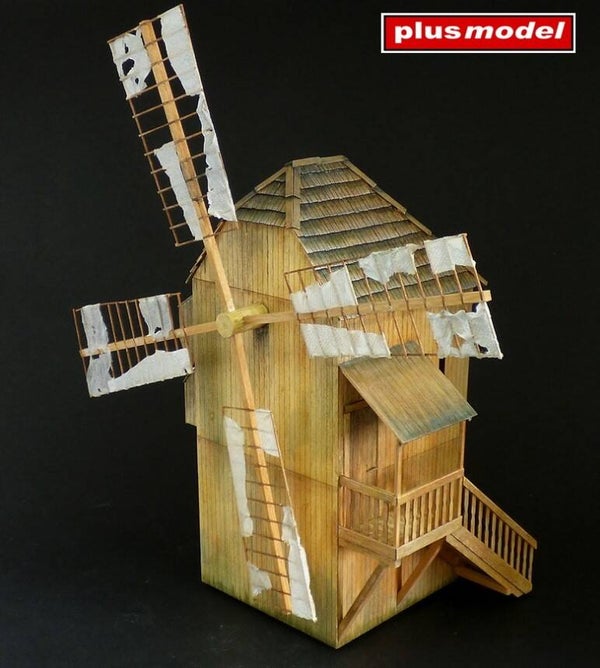 PLUS MODEL : REF : 469 : 1:35 : SCENERY FOR DIORAMA : Windmill / Moulin à Vent