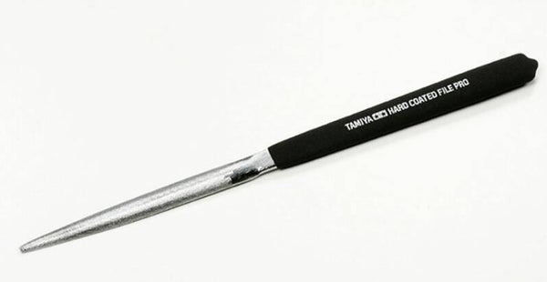 TAMIYA : REF : 74073 : TOOL / OUTILLAGE : Hard Coated File PRO (Half-Round 7.5mm Width) / Lime Demi Ronde