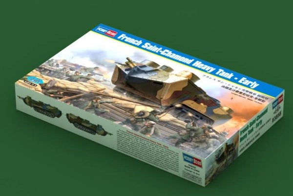 HOBBY BOSS : REF : 83858 : 1:35 : FRANCE : Saint-Chamond Heavy Tank (Early) (WWI)