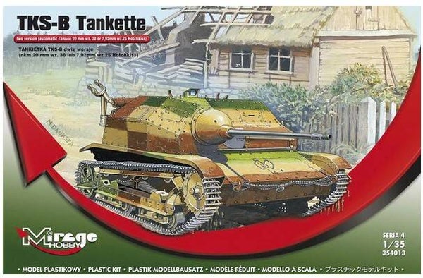 MIRAGE HOBBY : REF : 354013 : 1:35 : POLAND : TKS-B Tankette