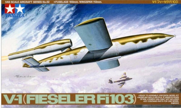TAMIYA : REF : 61052 : 1:48 : AIRCRAFT SERIES KIT (Flying Bomb) : German V-1 (FIESELER FI103)
