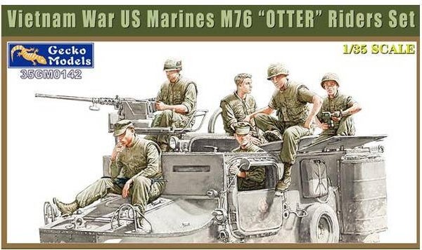 GECKO MODELS : REF : 35GM0142 : 1:35 : Vietnam War US Marines M76 “OTTER”Riders Set (VIETNAM ERA WAR)