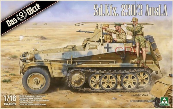 DAS WERK : REF : DW16019 : 1/16 ! : German Sd.Kfz. 250/3 Ausf.