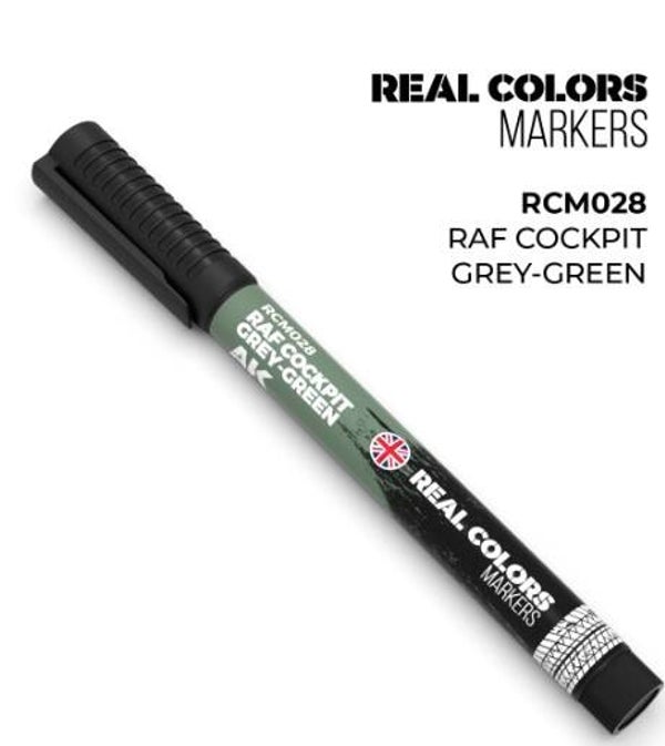 AK INTERACTIVE : REF : RCM028 : RC (REAL COLOR) MARKER SERIE : RAF COCKPIT GREY-GREEN