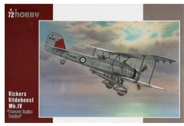 SPECIAL HOBBY (S.H.) : REF : SH72243 : 1:72 : AIRCRAFT KIT : VICKERS : Vildebeest Mk.IV ( (1926-1942)