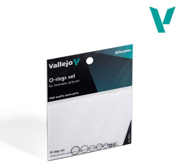 VALLEJO : REF : 90021 : AIRBRUSH ACCESSORY : O-Rings SET (Gaskets / Joints) for the Innovator Airbrush Model (FOR VAL REF 90001)